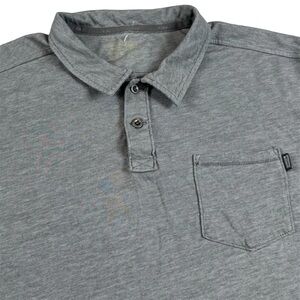 Outdoor Research Golf Polo Shirt Pocket Outdoor Hiking Casual Grey Mens Size XL